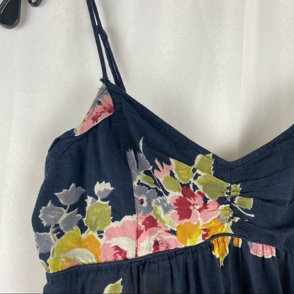 American Eagle Outfitters Blue Floral Tank Top - Picture 3 of 8